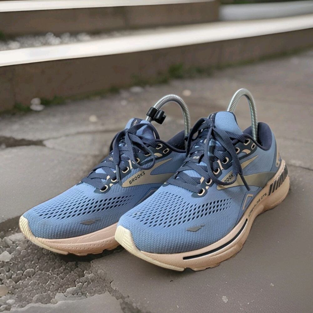 Brooks Adrenaline GTS 23 Running Shoes Womens Size 8 B Blue 1203811B465 Athletic